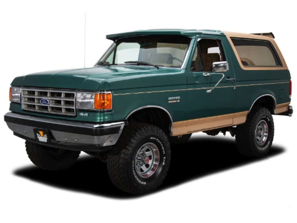 Ford Bronco 4 wiper blades 1987–1992 SUV