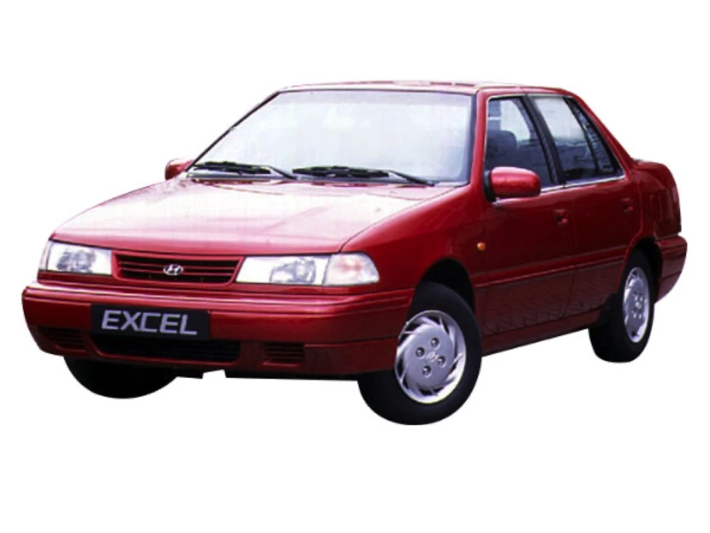 Hyundai Excel 2 wiper blades 1989–1995 X2 sedan