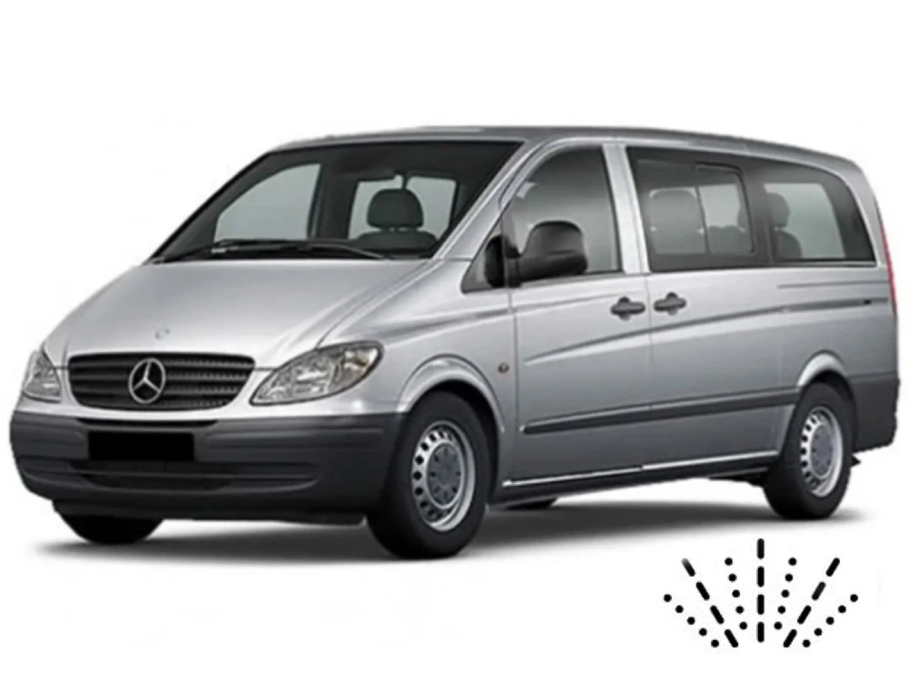 Дворники Mercedes Vito 2003–2005 W639 MPV 10.2003-08.2005 со встроенными форсунками