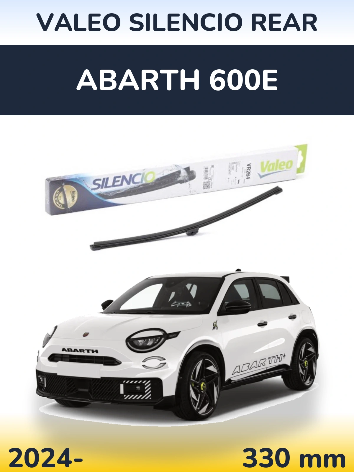 Tylna wycieraczka Valeo Silencio Rear 320 mm do Abarth 600e 2024-2026