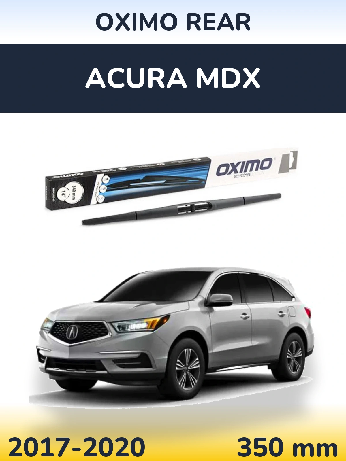 Задний дворник Oximo Rear 350 мм для Acura MDX 2017-2020