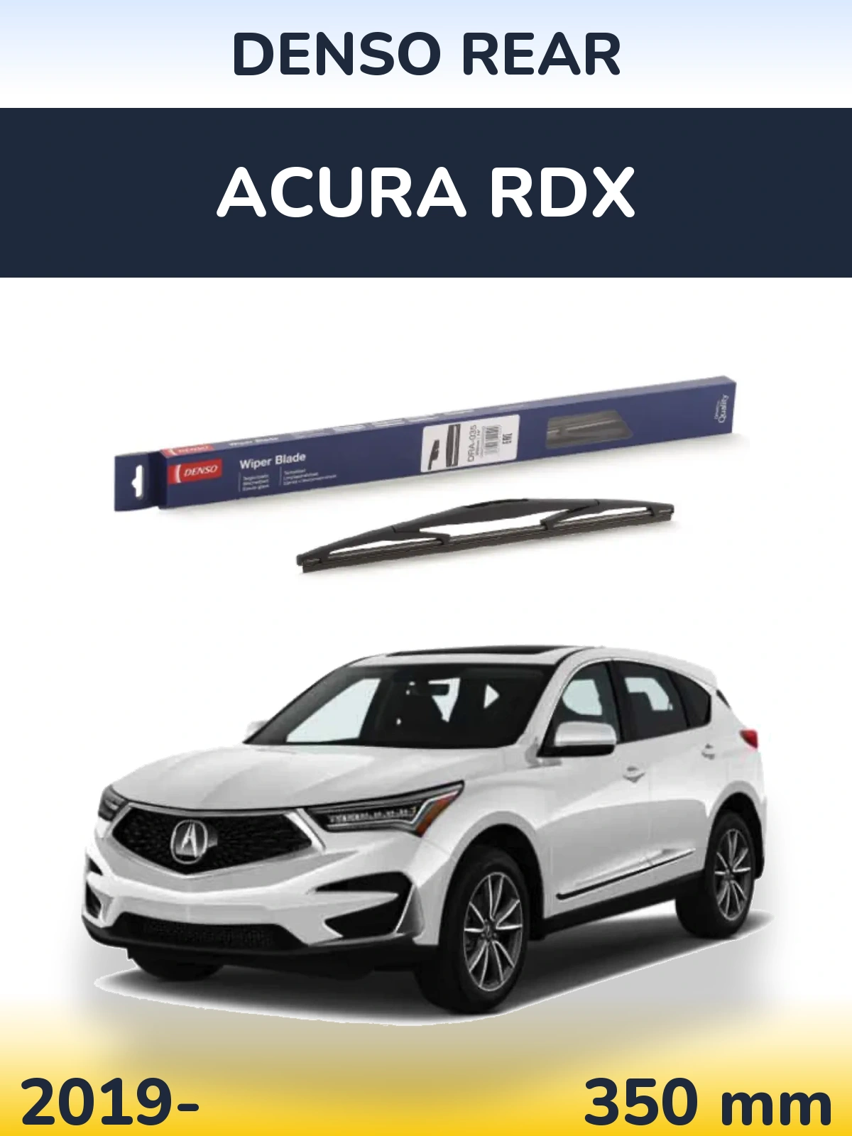 Tylna wycieraczka Denso Rear 350 mm do Acura RDX 2019-2026