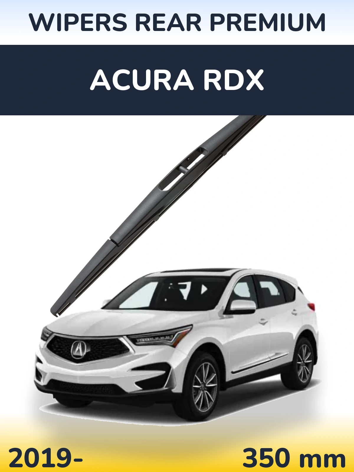 Задний дворник WIPERS REAR PREMIUM 350 мм для Acura RDX 2019-2026