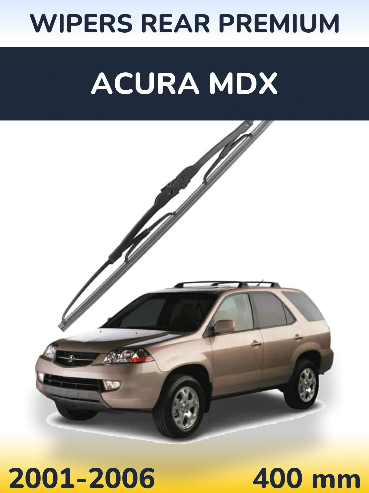 Tylna wycieraczka WIPERS REAR PREMIUM 400 mm do Acura MDX 2001-2006