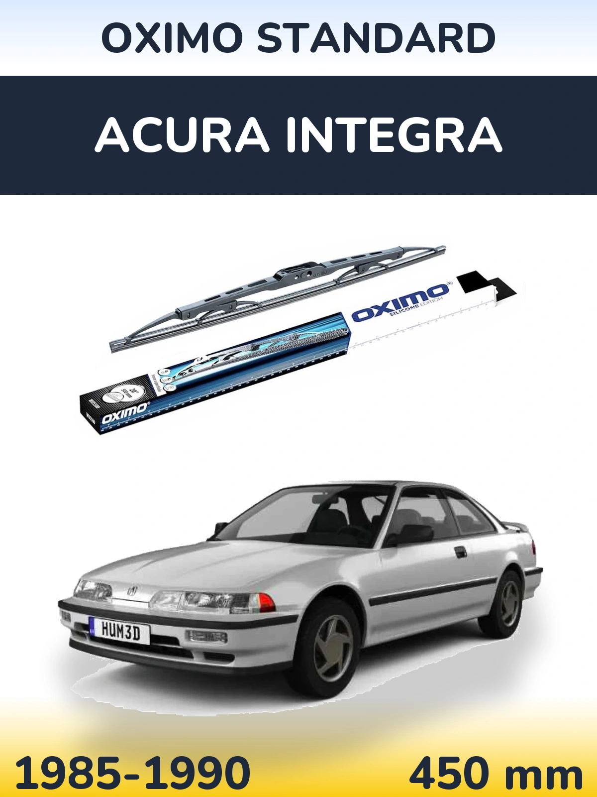Tylna wycieraczka Oximo Standard 450 mm do Acura Integra 1985-1990