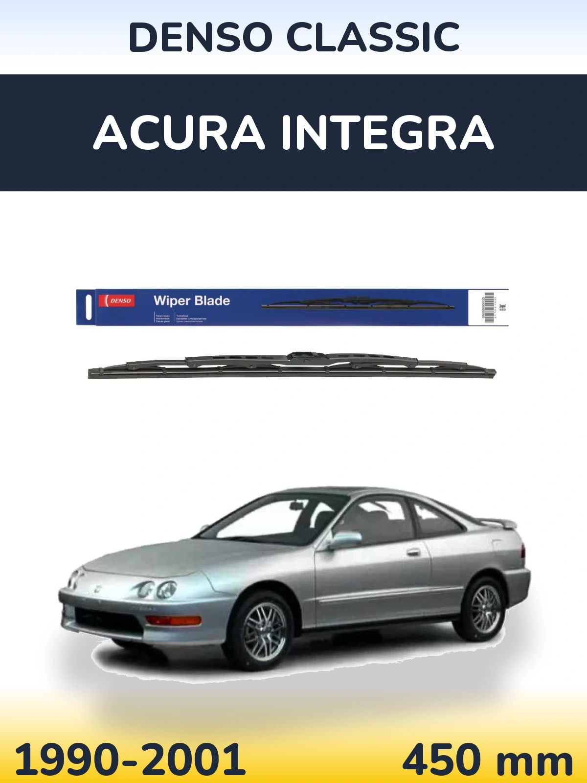 Tylna wycieraczka Denso Classic 450 mm do Acura Integra 1990-2001