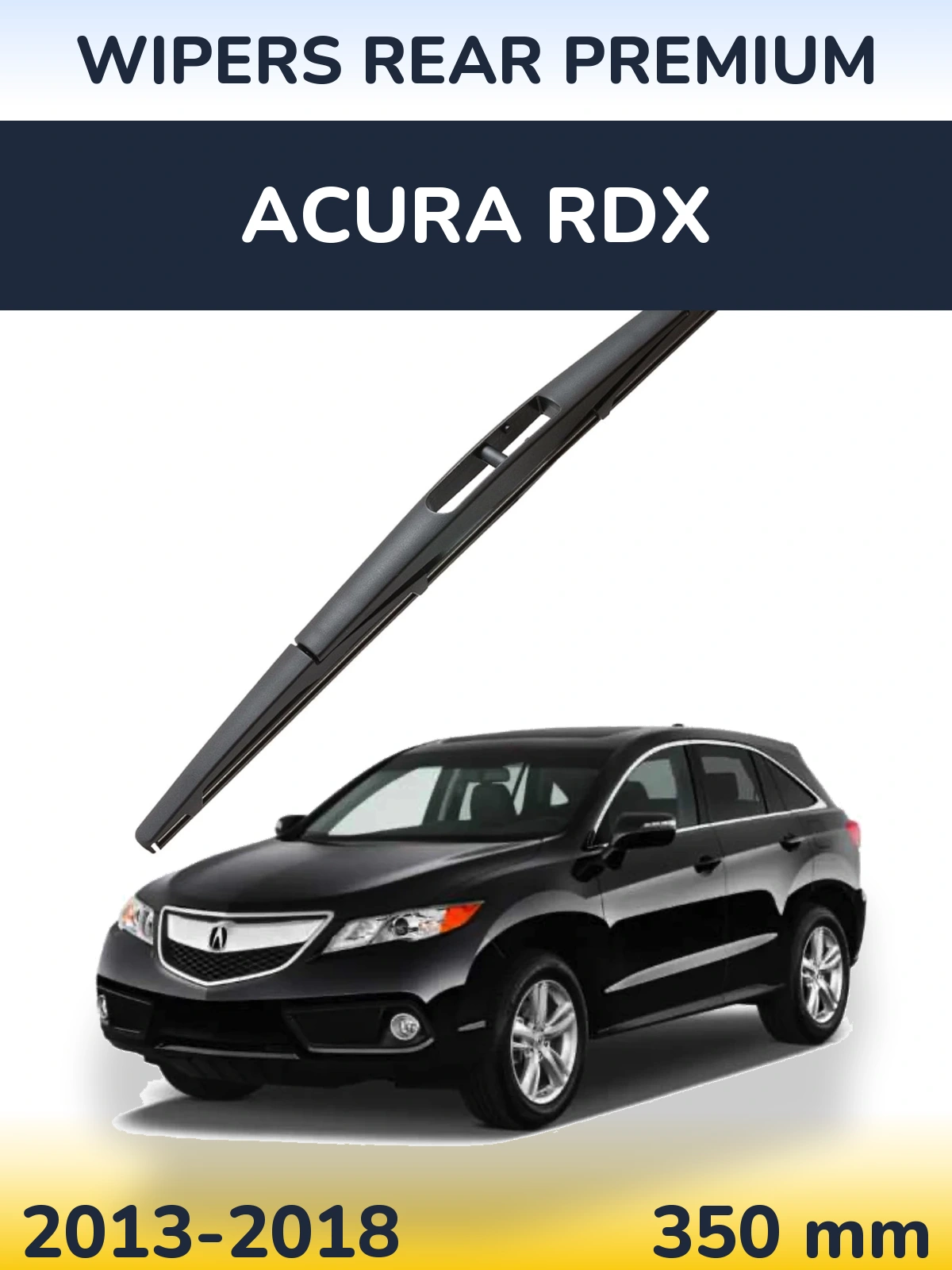 Tylna wycieraczka WIPERS REAR PREMIUM 350 mm do Acura RDX 2013-2018