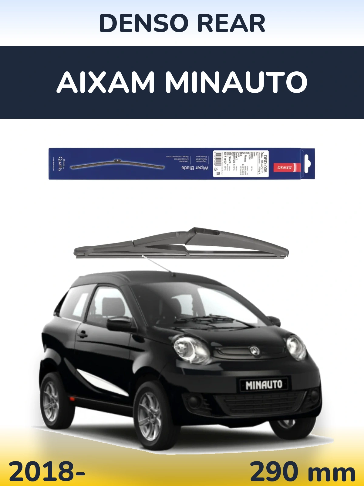 Tylna wycieraczka Denso Rear 290 mm do Aixam Minauto 2018-2026