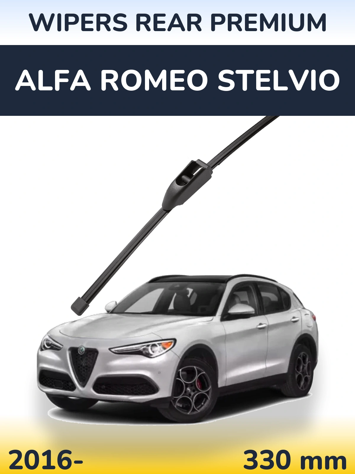 Tylna wycieraczka WIPERS REAR PREMIUM 330 mm do Alfa Romeo Stelvio 2016-2026
