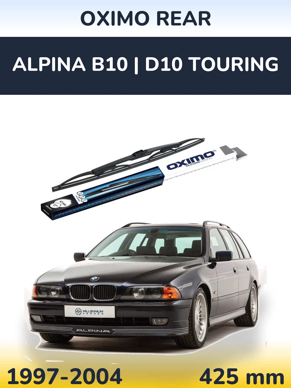 Tylna wycieraczka Oximo Rear 425 mm do Alpina B10 | D10 Touring 1997-2004