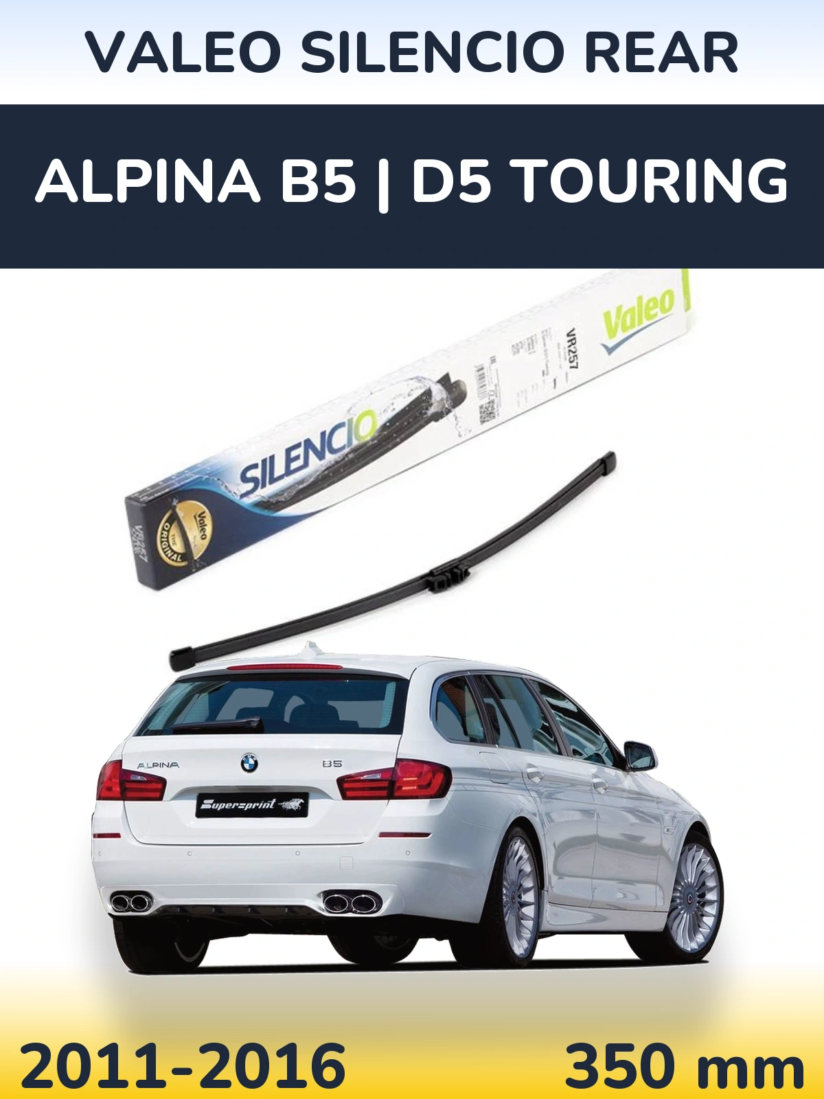 Tylna wycieraczka Valeo Silencio Rear 350 mm do Alpina B5 | D5 Touring 2011-2016