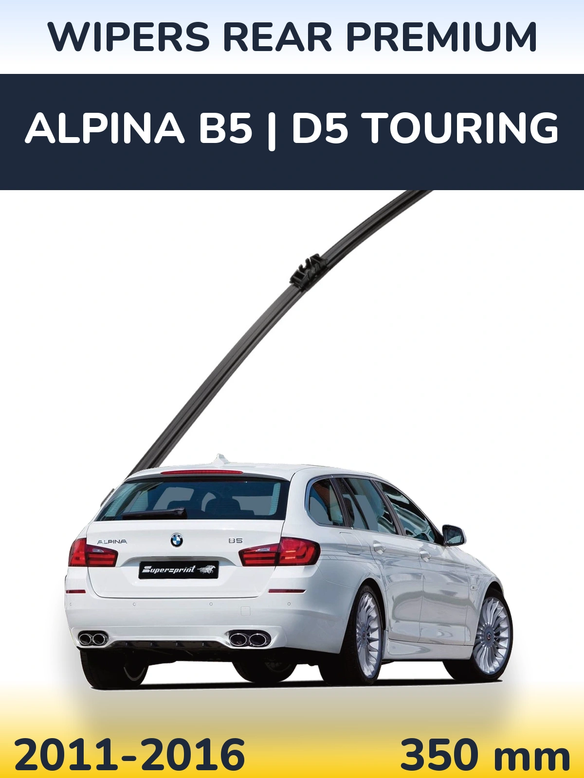 Tylna wycieraczka WIPERS REAR PREMIUM 350 mm do Alpina B5 | D5 Touring 2011-2016