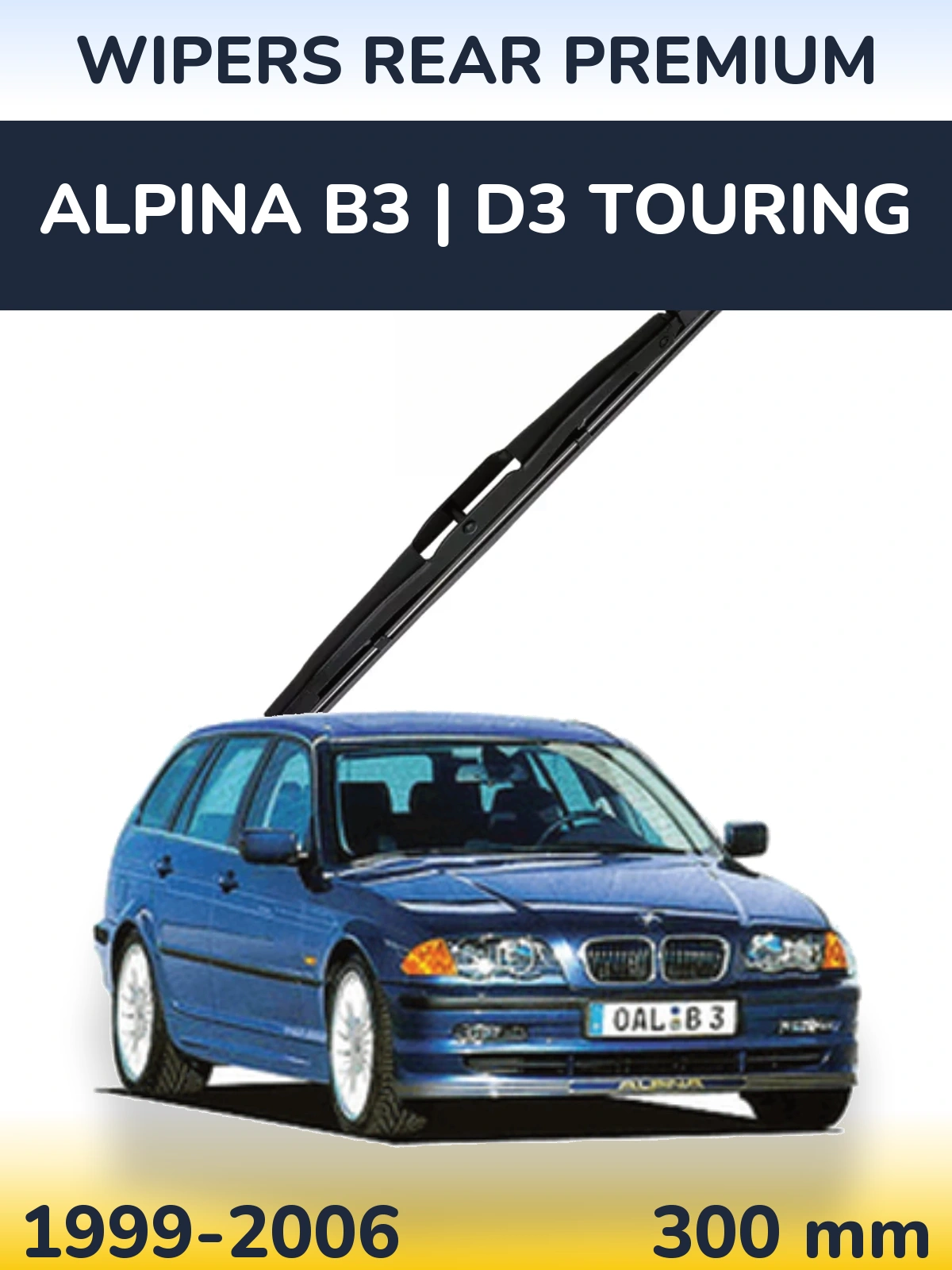 Tylna wycieraczka WIPERS REAR PREMIUM 300 mm do Alpina B3 | D3 Touring 1999-2006