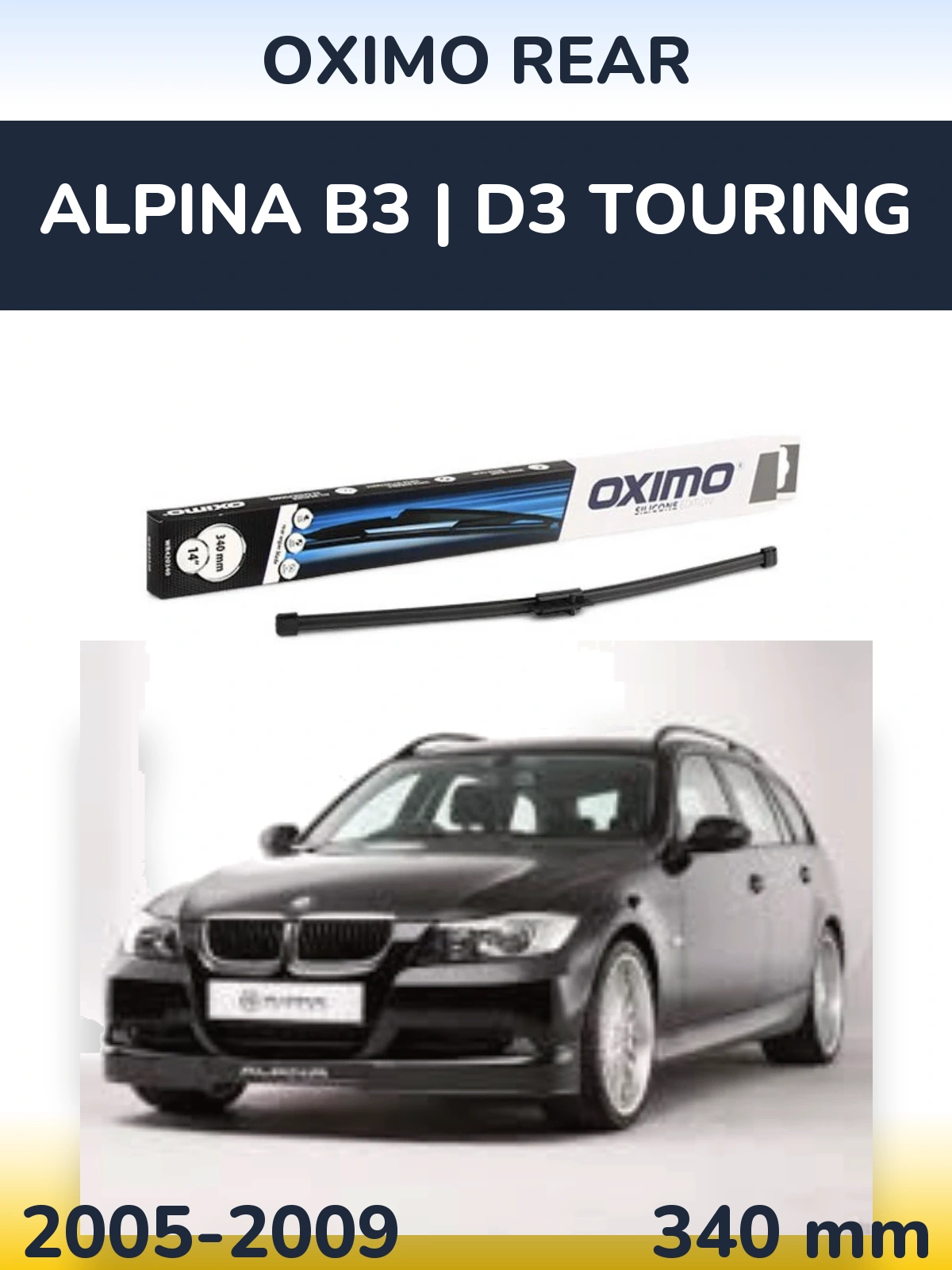 Tylna wycieraczka Oximo Rear 340 mm do Alpina B3 | D3 Touring 2005-2009