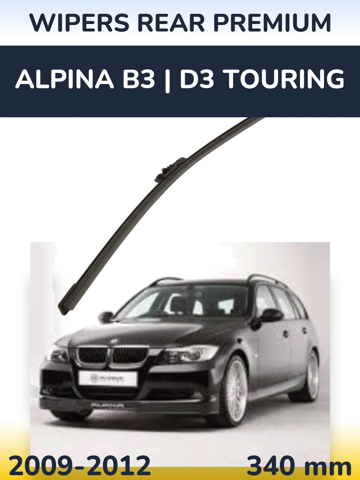 Tylna wycieraczka WIPERS REAR PREMIUM 340 mm do Alpina B3 | D3 Touring 2009-2012