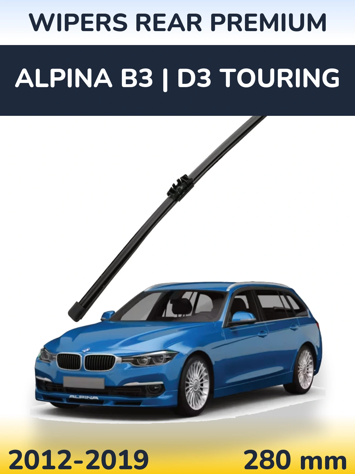 Tylna wycieraczka WIPERS REAR PREMIUM 280 mm do Alpina B3 | D3 Touring 2012-2019
