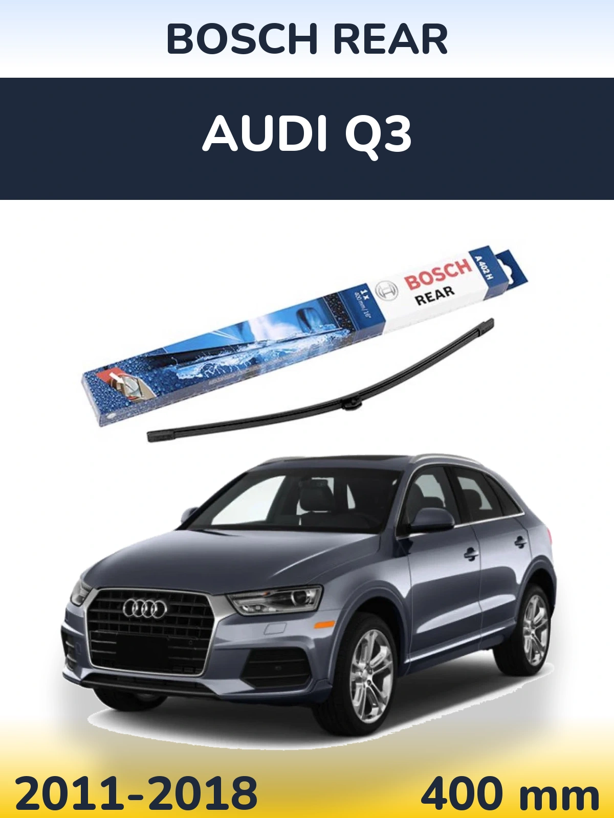 Tylna wycieraczka BOSCH Rear 400 mm do Audi Q3 2011-2018