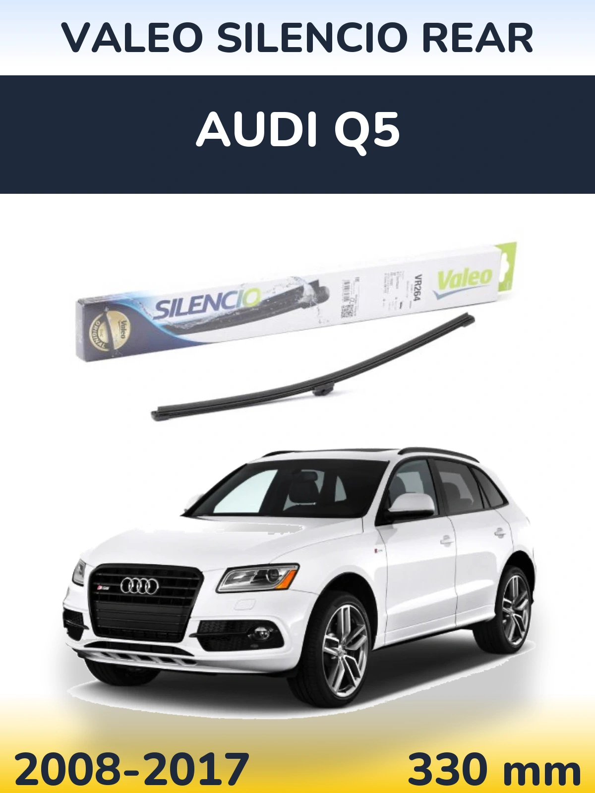 Tylna wycieraczka Valeo Silencio Rear 320 mm do Audi Q5 2008-2017