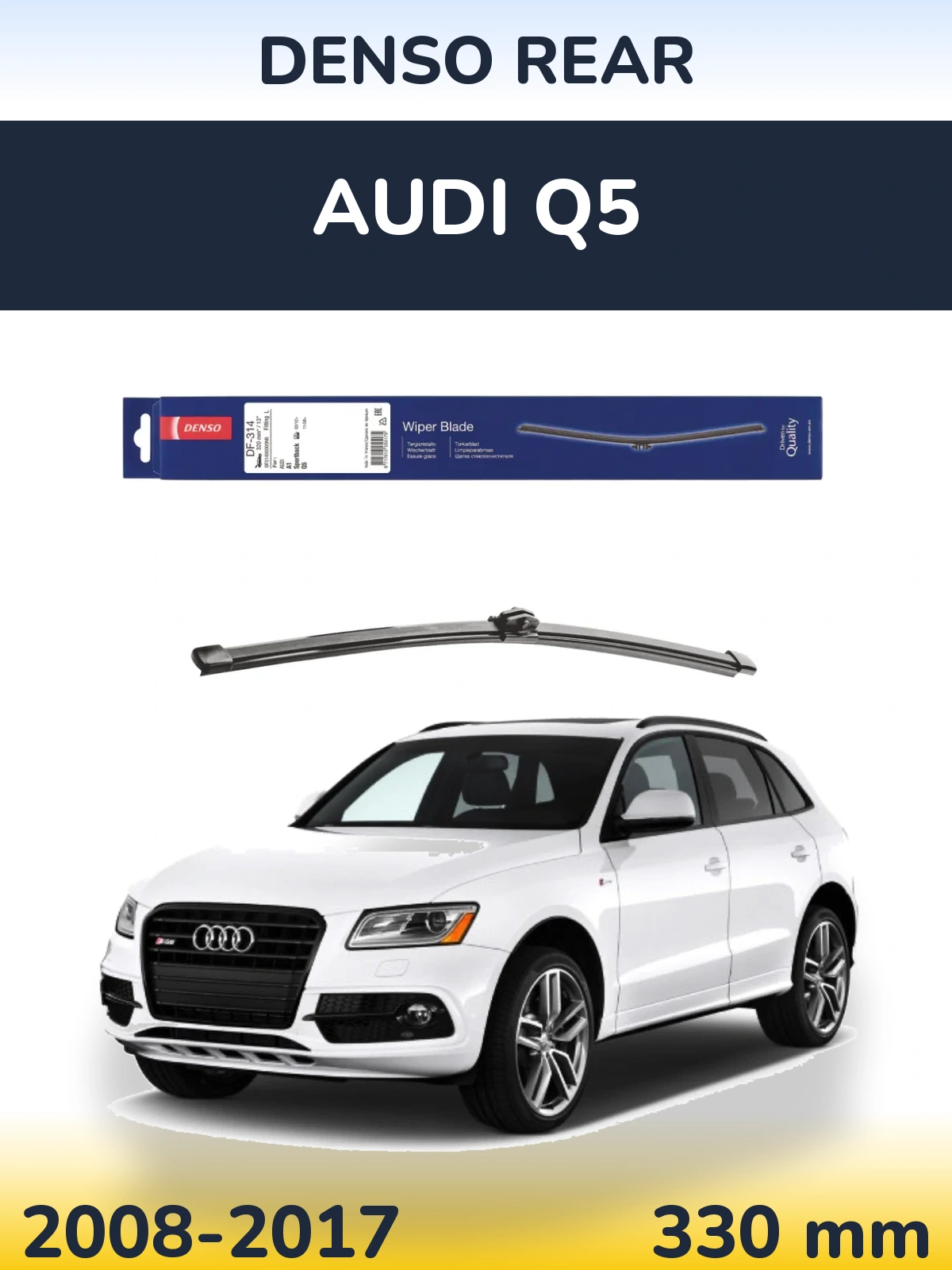 Tylna wycieraczka Denso Rear 320 mm do Audi Q5 2008-2017
