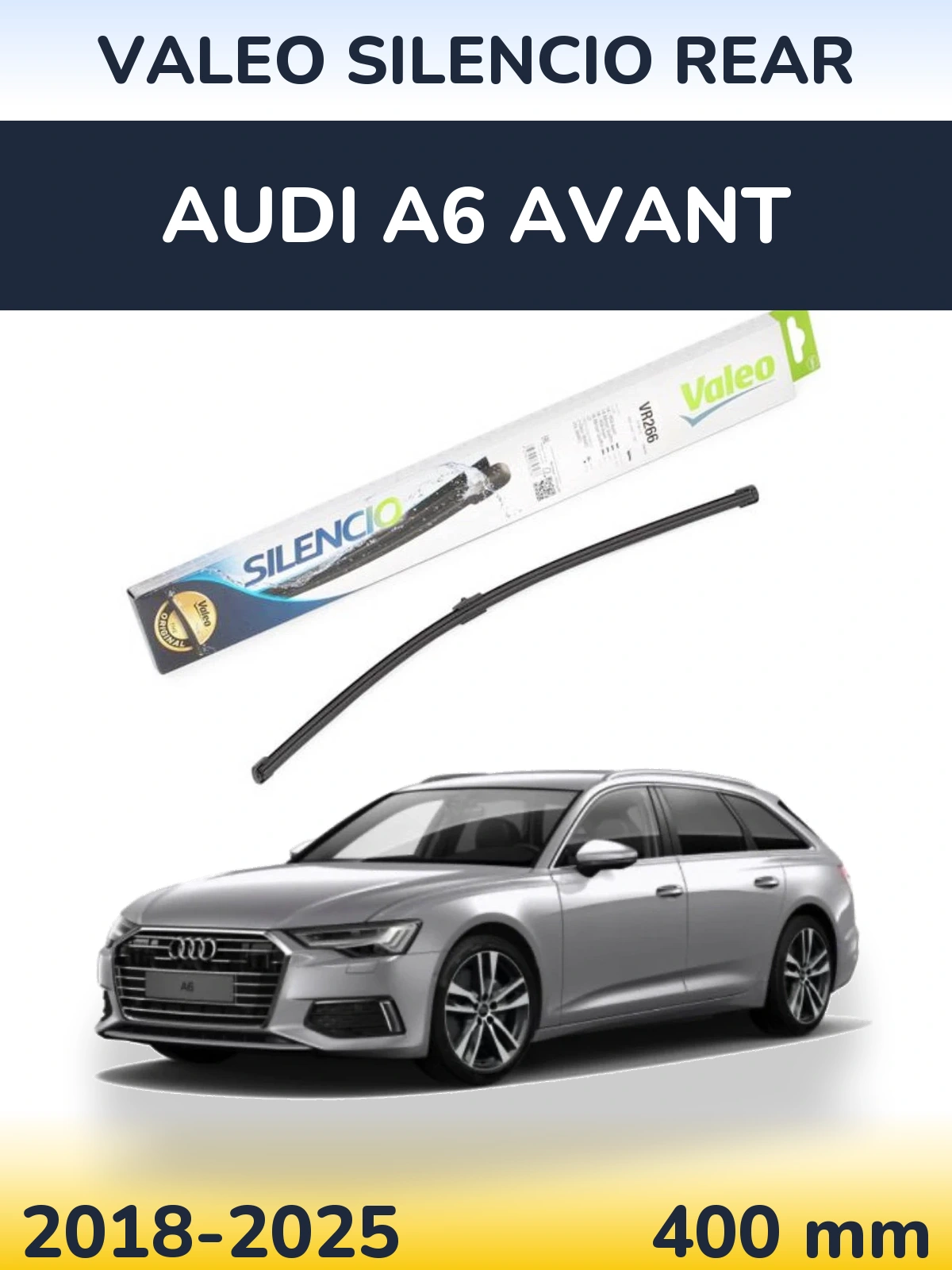 Tylna wycieraczka Valeo Silencio Rear 400 mm do Audi A6 Avant 2018-2025