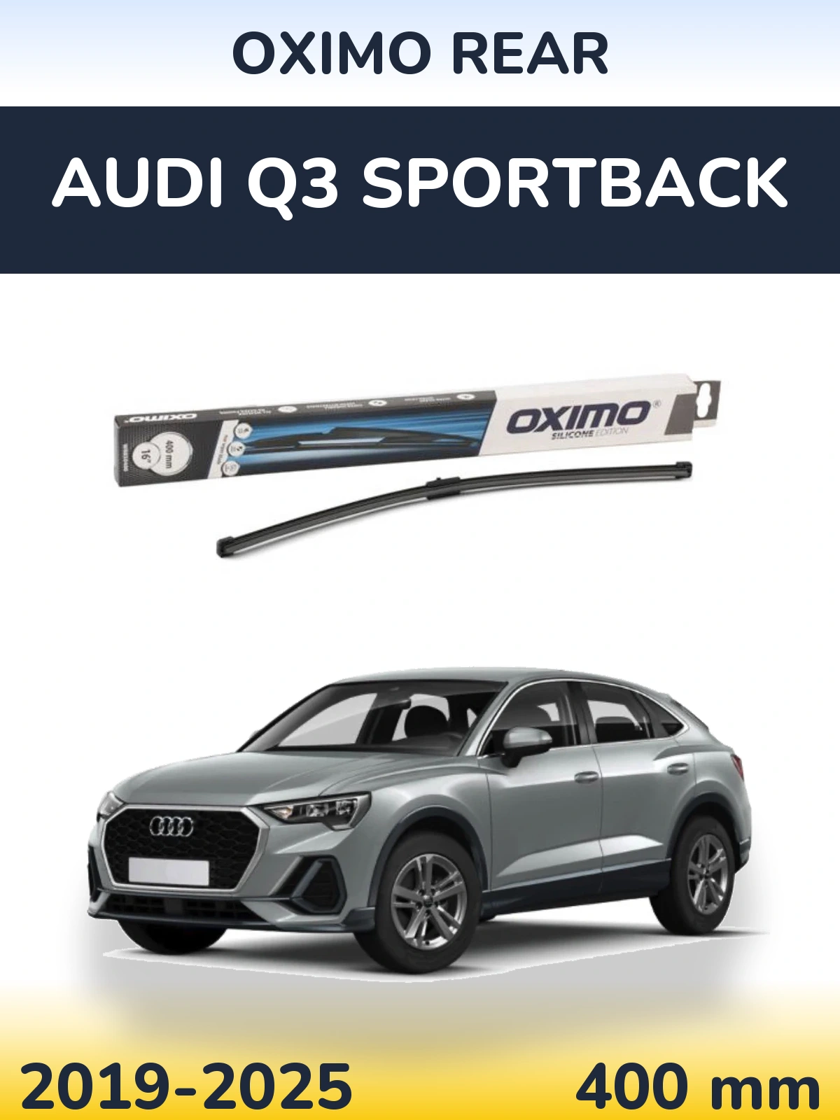 Tylna wycieraczka Oximo Rear 400 mm do Audi Q3 Sportback 2019-2025