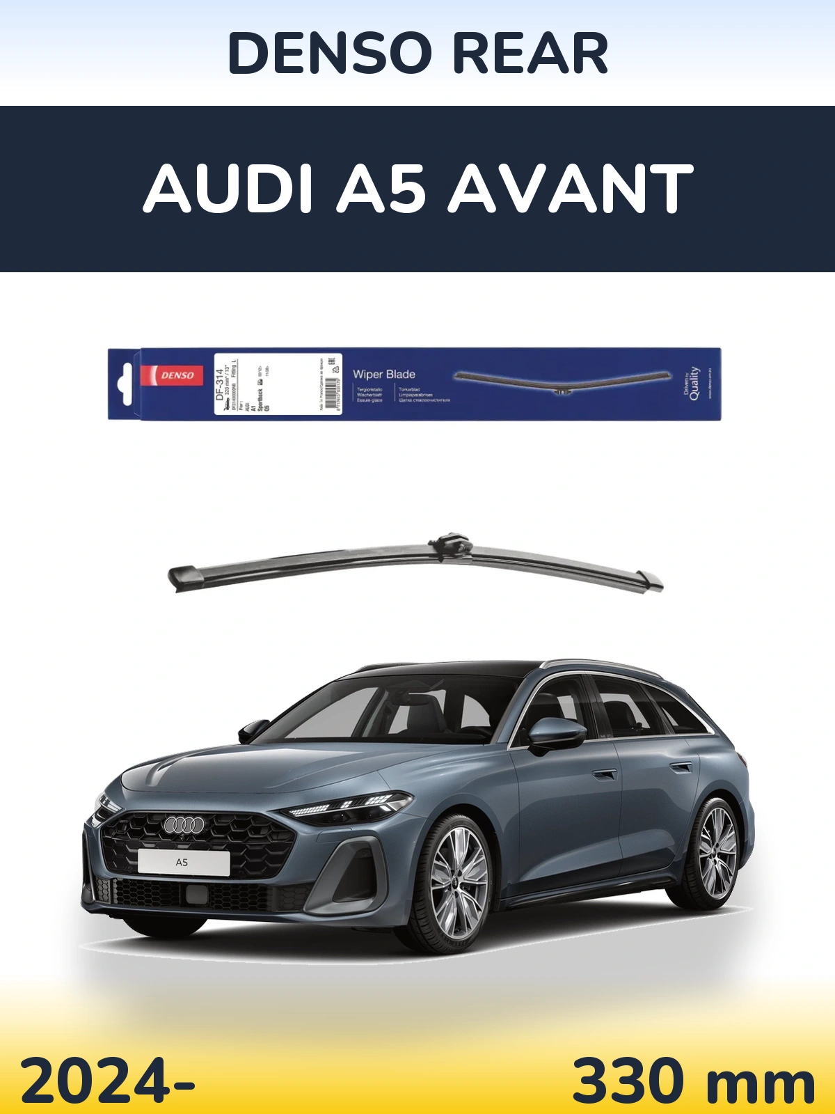Tylna wycieraczka Denso Rear 320 mm do Audi A5 Avant 2024-2026