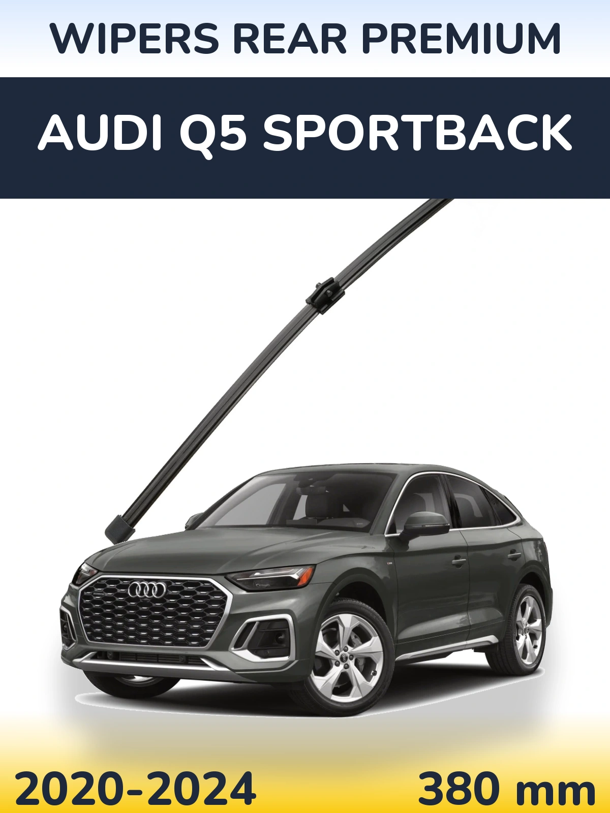 Tylna wycieraczka WIPERS REAR PREMIUM 380 mm do Audi Q5 Sportback 2020-2024