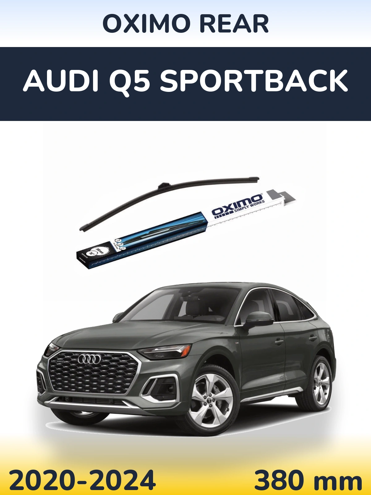 Tylna wycieraczka Oximo Rear 380 mm do Audi Q5 Sportback 2020-2024