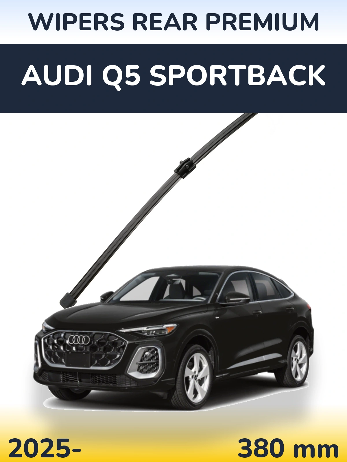Задний дворник WIPERS REAR PREMIUM 380 мм для Audi Q5 Sportback 2025-2026