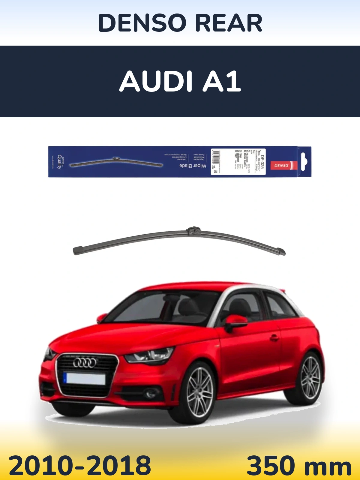 Tylna wycieraczka Denso Rear 380 mm do Audi A1 2010-2018