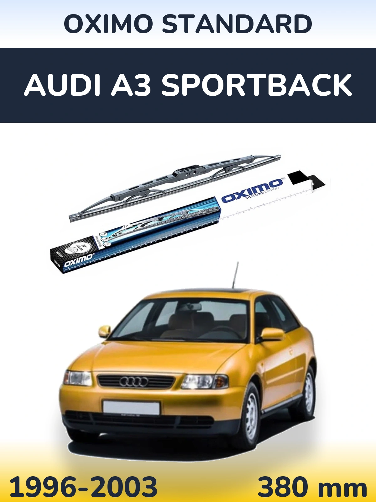 Tylna wycieraczka Oximo Standard 375 mm do Audi A3 Sportback 1996-2003