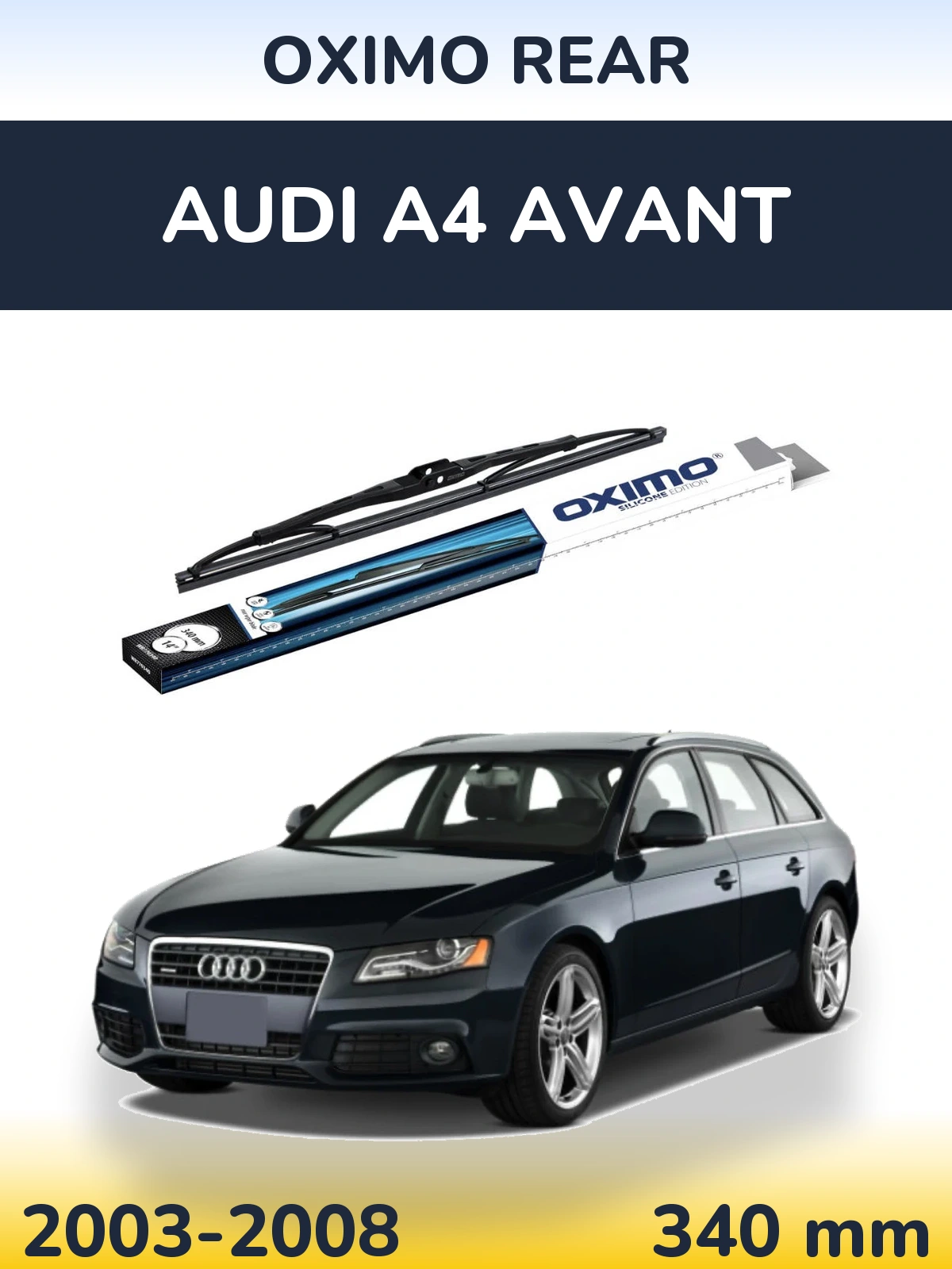 Tylna wycieraczka Oximo Rear 340 mm do Audi A4 Avant 2003-2008