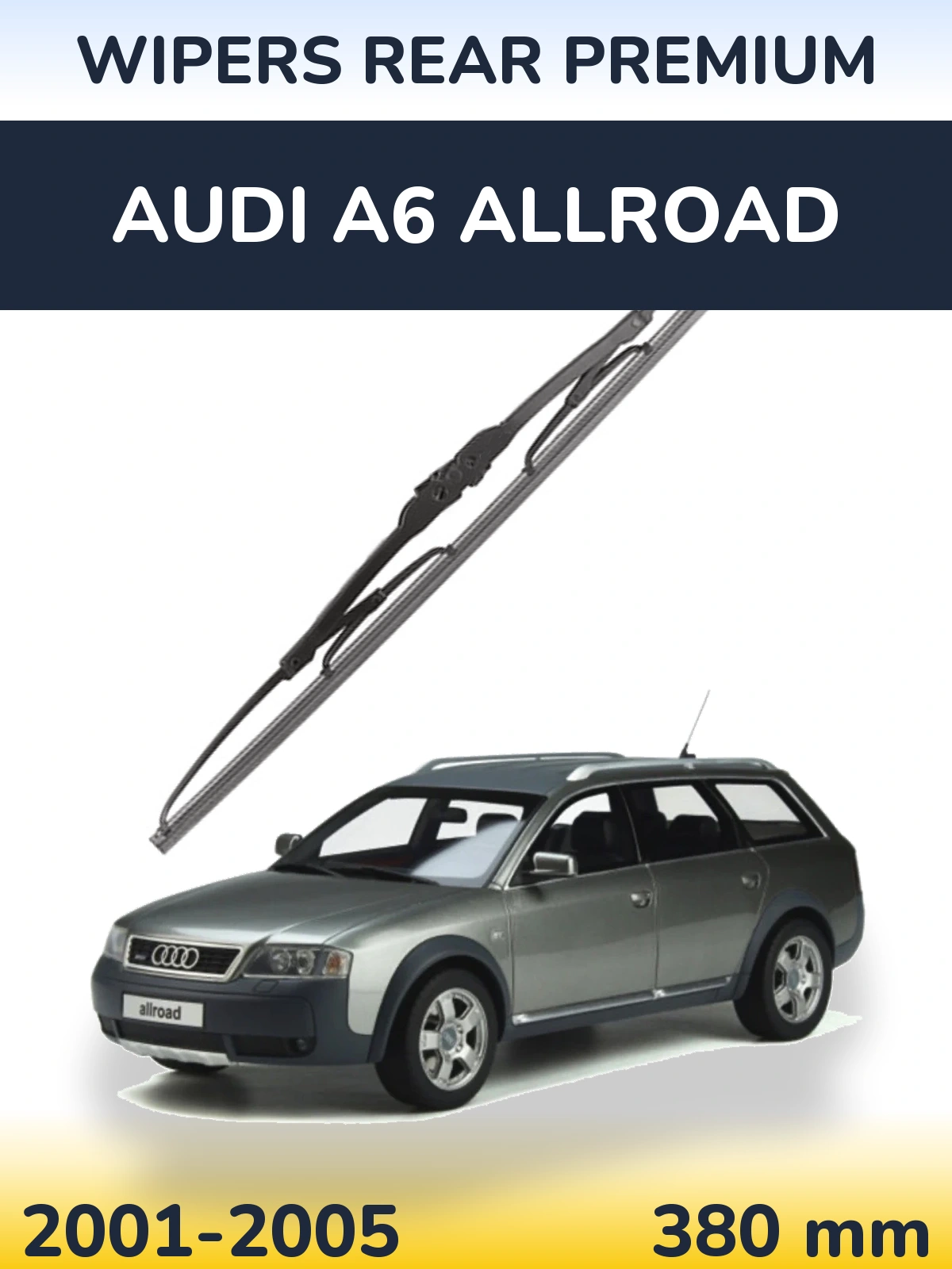 Задний дворник WIPERS REAR PREMIUM 380 мм для Audi A6 Allroad 2001-2005