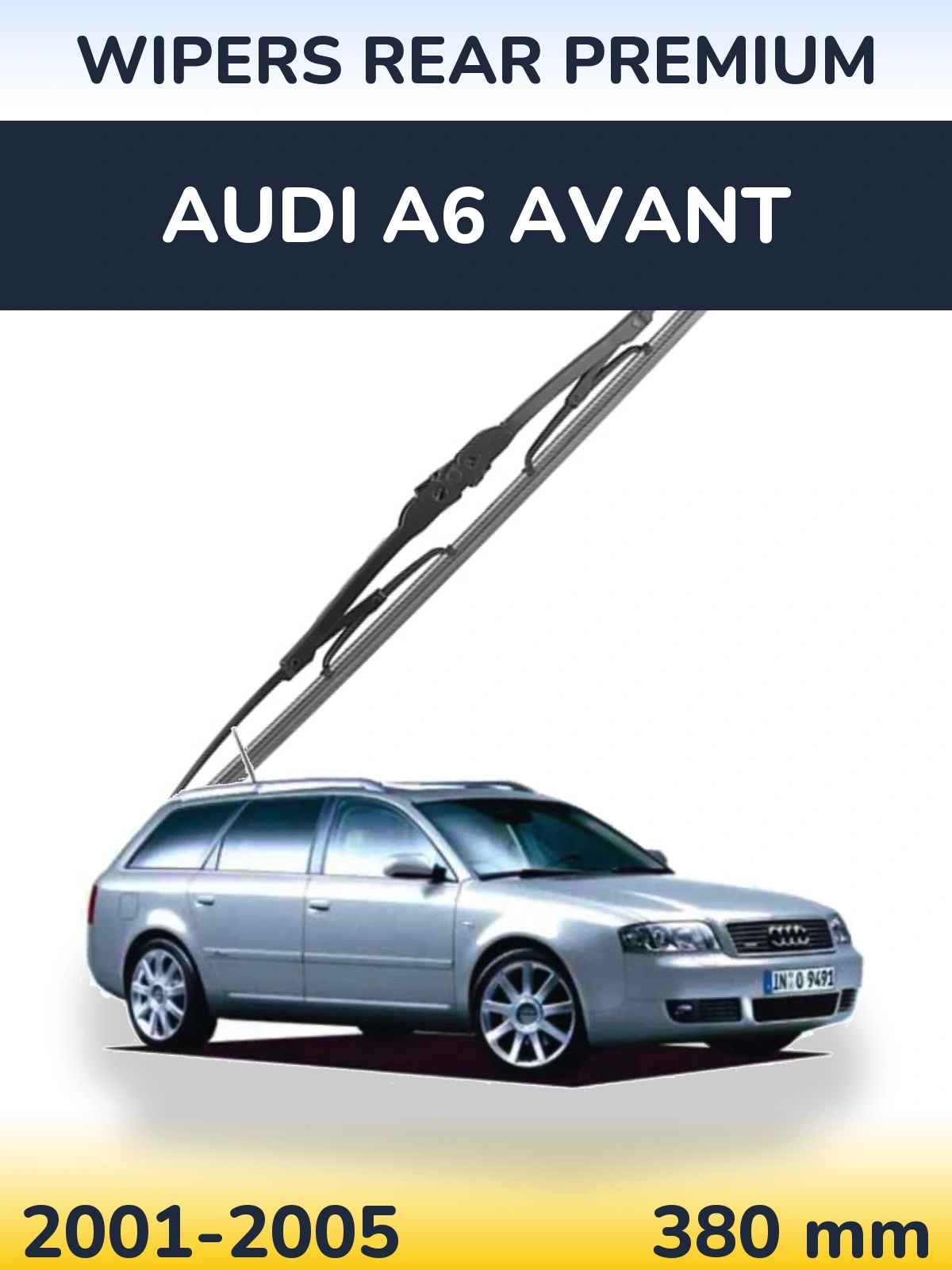 Tylna wycieraczka WIPERS REAR PREMIUM 380 mm do Audi A6 Avant 2001-2005