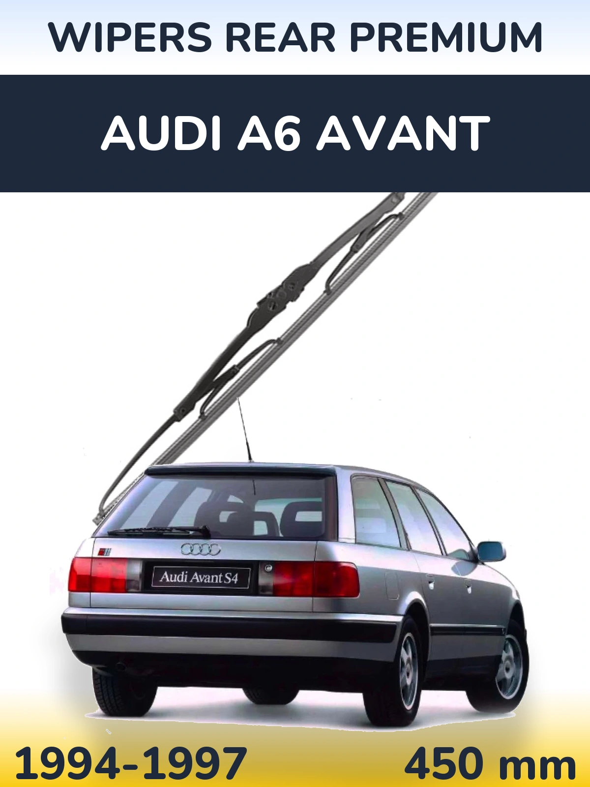 Задний дворник WIPERS REAR PREMIUM 450 мм для Audi A6 Avant 1994-1997