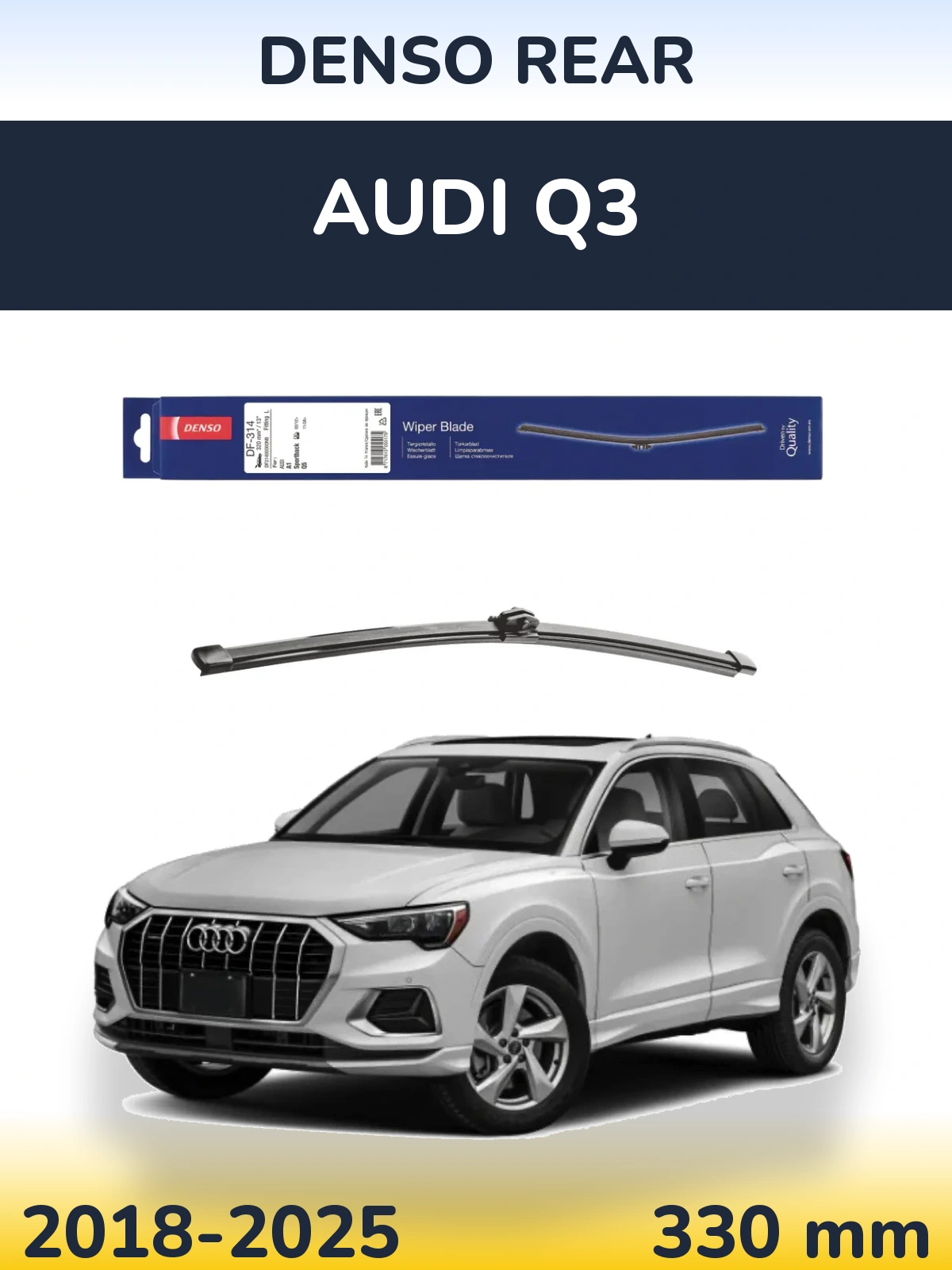 Tylna wycieraczka Denso Rear 320 mm do Audi Q3 2018-2025