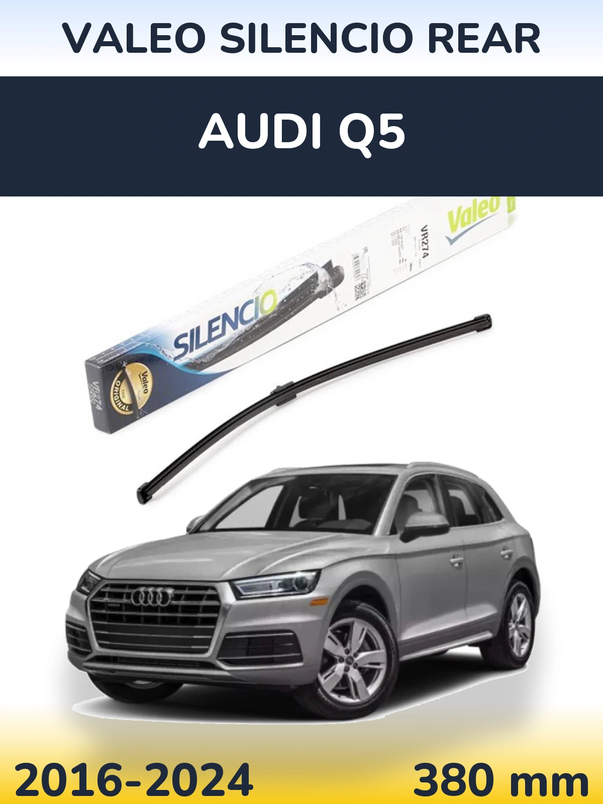 Tylna wycieraczka Valeo Silencio Rear 380 mm do Audi Q5 2016-2024