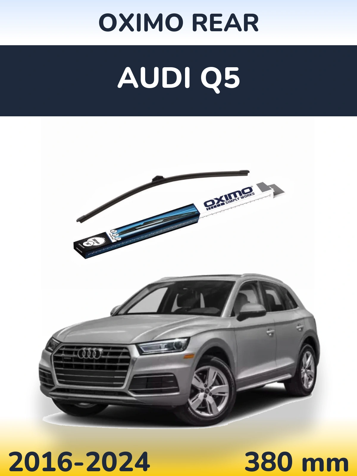 Tylna wycieraczka Oximo Rear 380 mm do Audi Q5 2016-2024