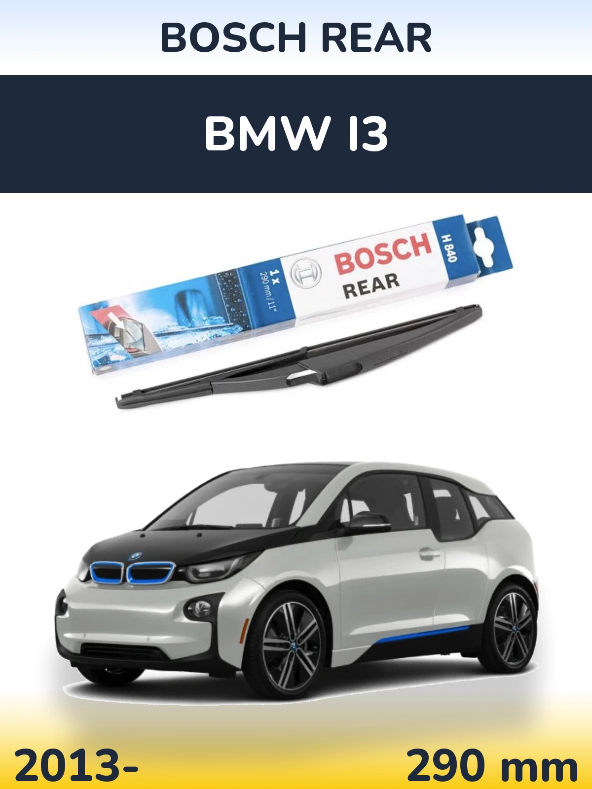 Tylna wycieraczka BOSCH Rear 290 mm do BMW i3 2013-2026