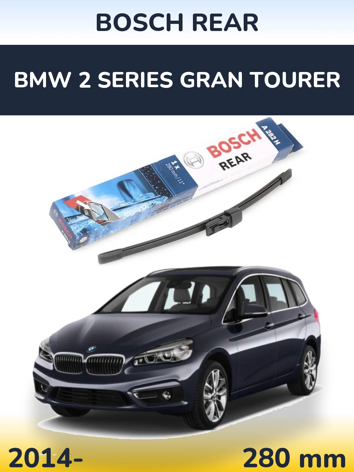Tylna wycieraczka BOSCH Rear 280 mm do BMW Seria 2 Gran Tourer 2014-2026