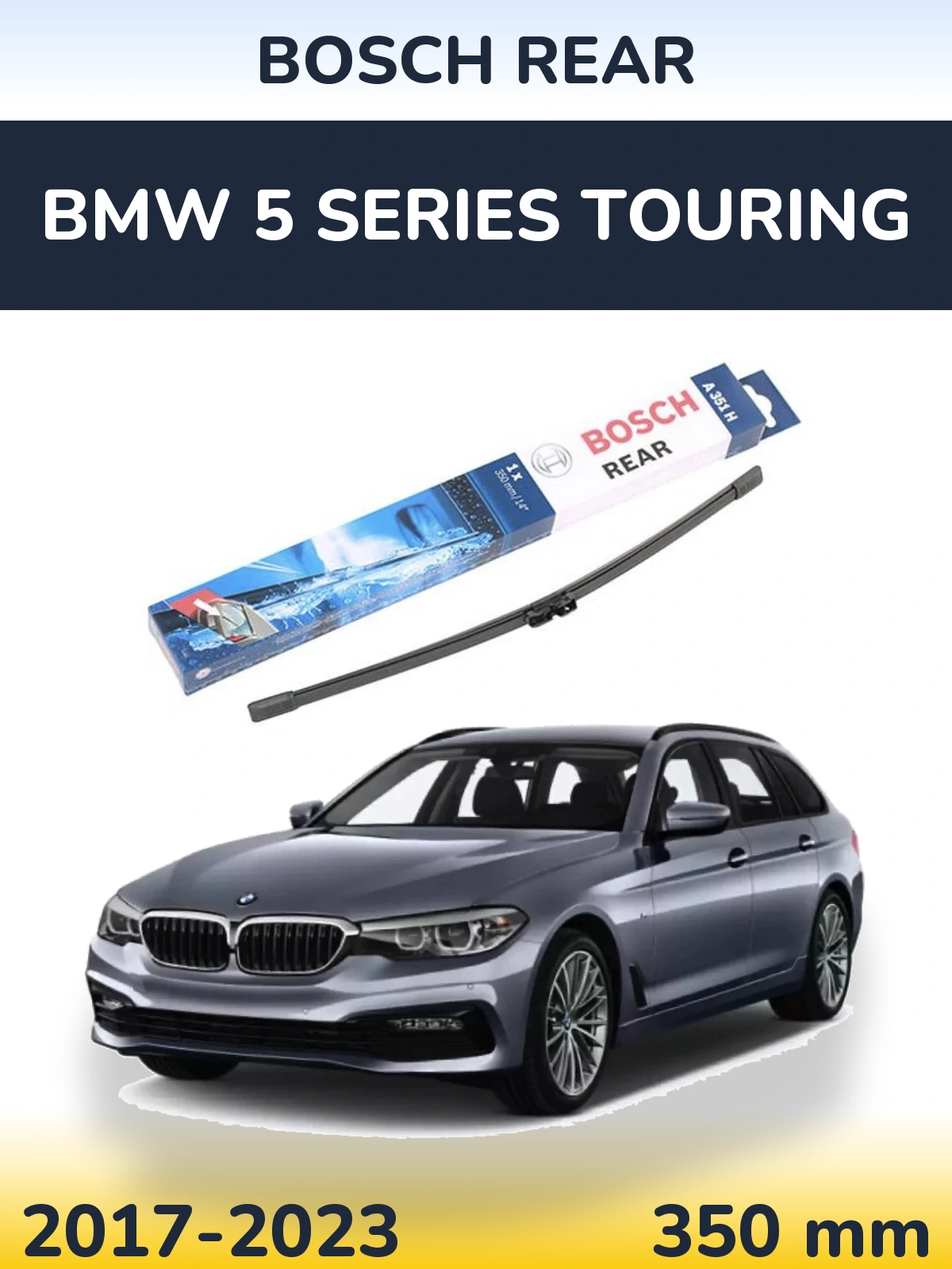 Tylna wycieraczka BOSCH Rear 350 mm do BMW Seria 5 Touring 2017-2023