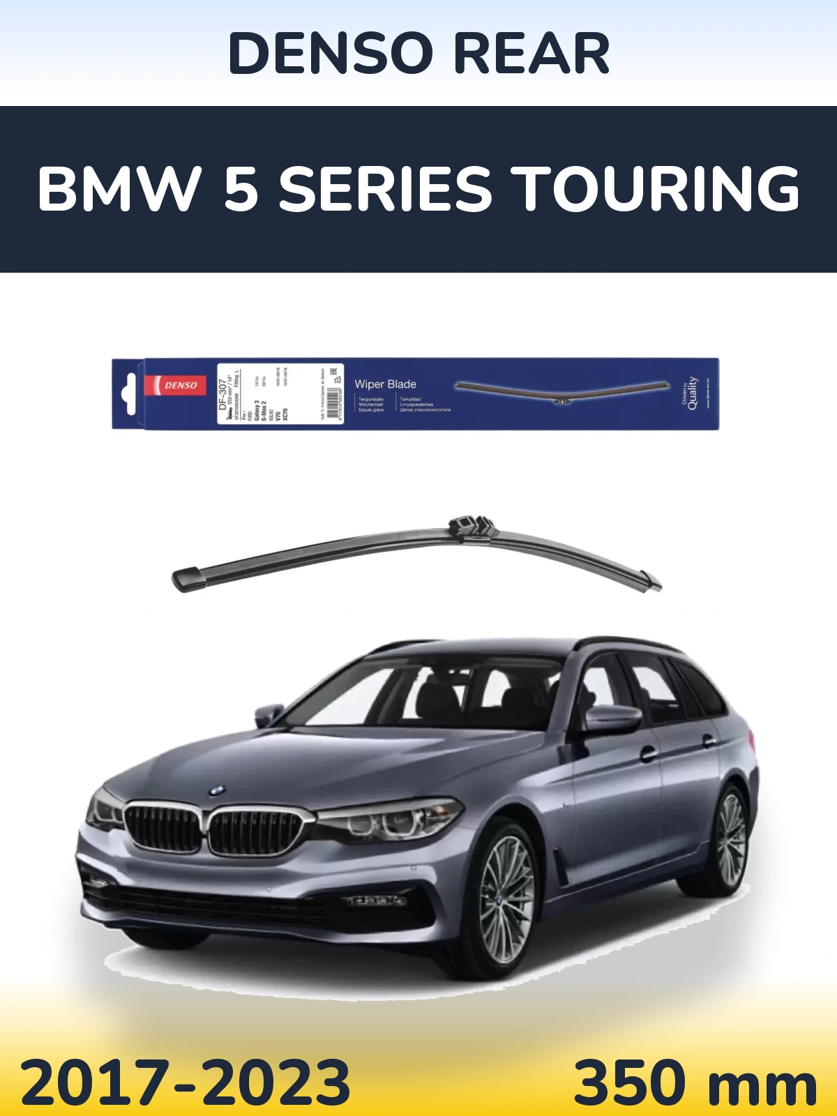 Tylna wycieraczka Denso Rear 350 mm do BMW Seria 5 Touring 2017-2023