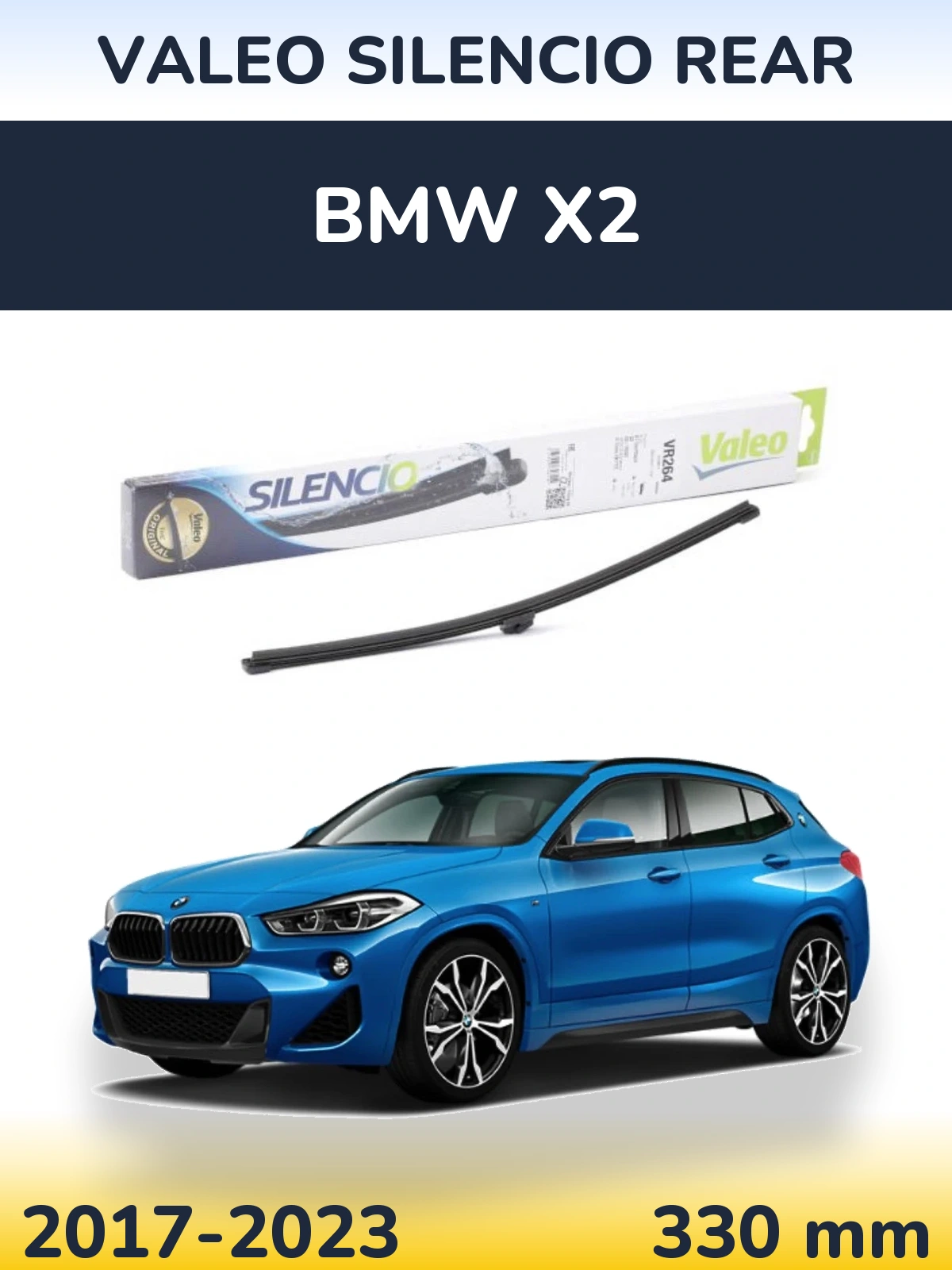Tylna wycieraczka Valeo Silencio Rear 320 mm do BMW X2 2017-2023