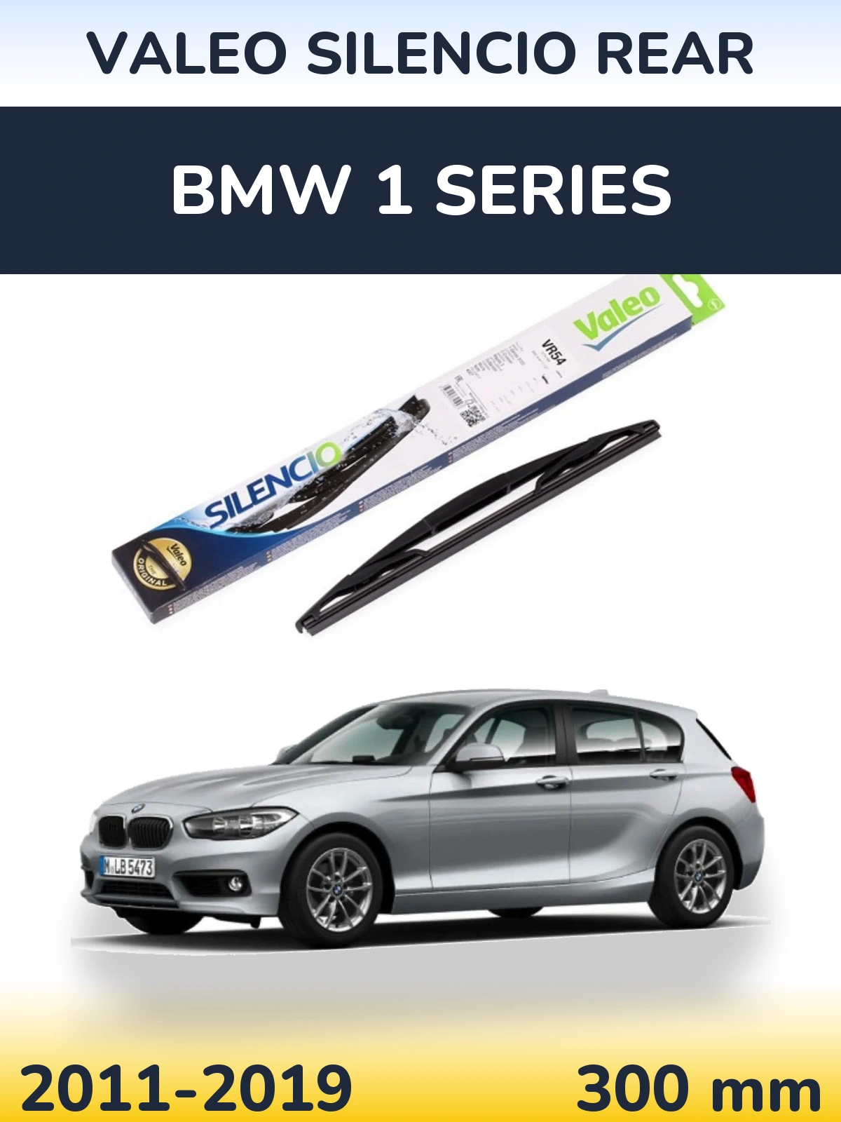 Tylna wycieraczka Valeo Silencio Rear 300 mm do BMW Seria 1 2011-2019
