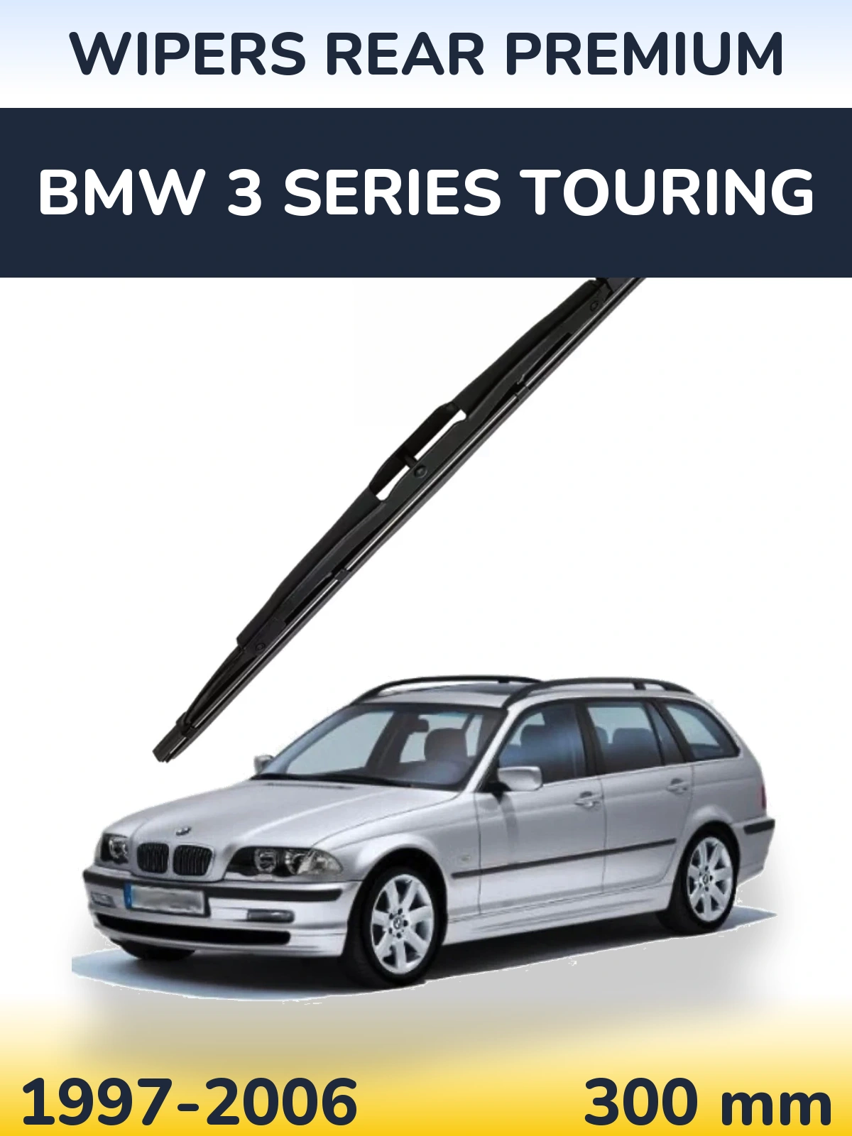 Tylna wycieraczka WIPERS REAR PREMIUM 300 mm do BMW Seria 3 Touring 1997-2006