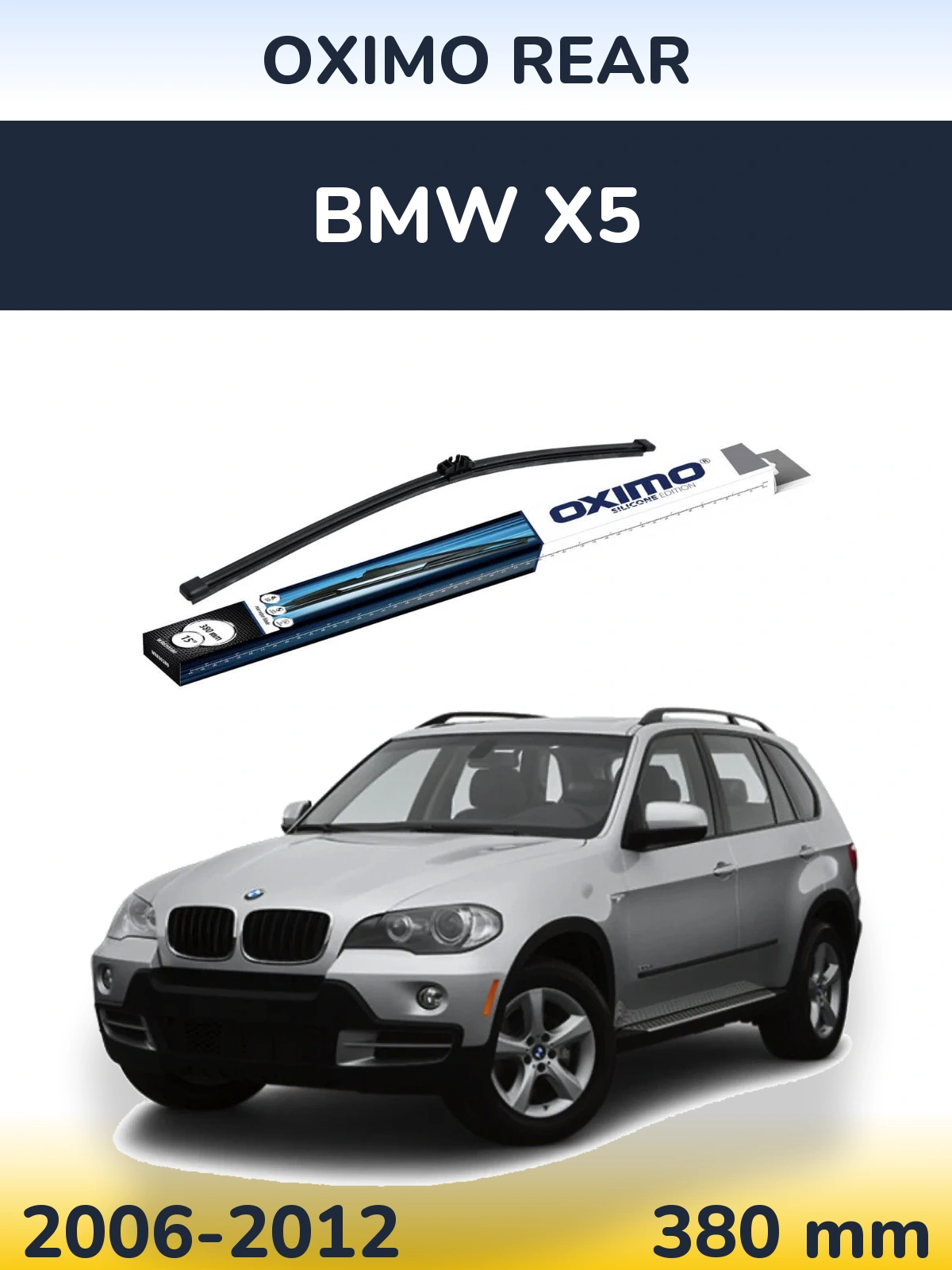 Tylna wycieraczka Oximo Rear 380 mm do BMW X5 2006-2012