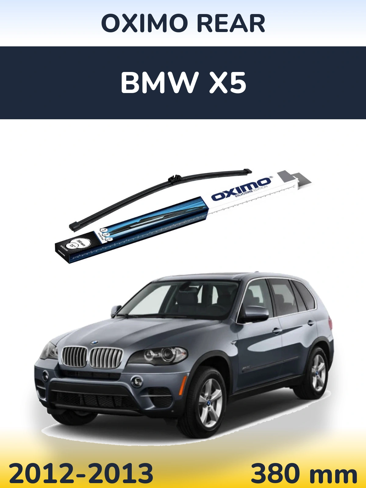 Tylna wycieraczka Oximo Rear 380 mm do BMW X5 2012-2013