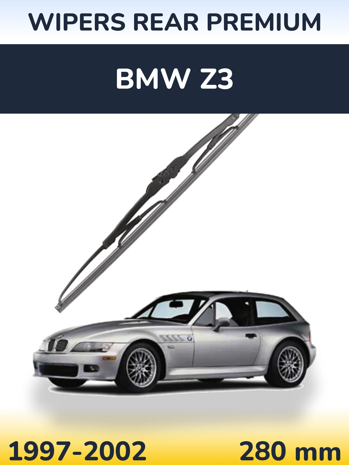 Tylna wycieraczka WIPERS REAR PREMIUM 280 mm do BMW Z3 1997-2002