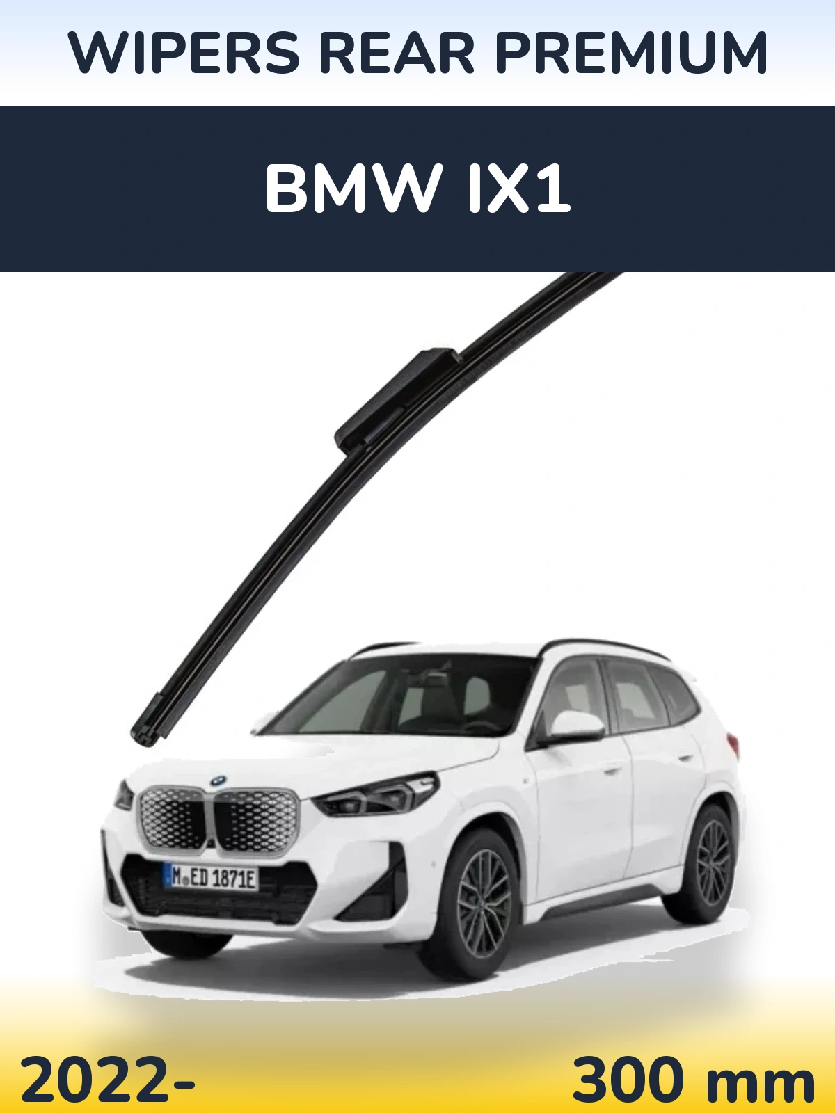 Rear wiper blade WIPERS REAR PREMIUM 300 mm for BMW iX1 2022-2026