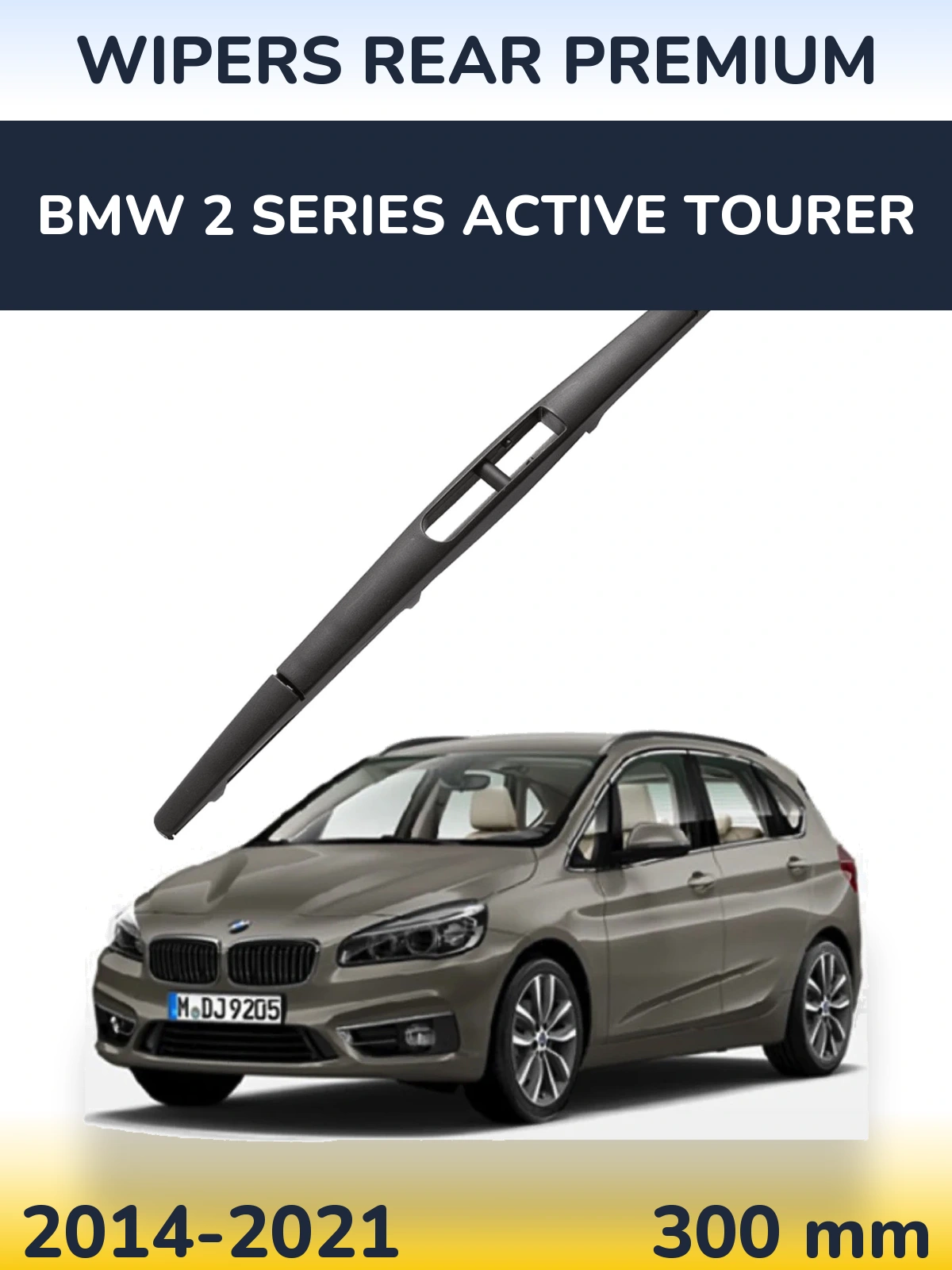 Tylna wycieraczka WIPERS REAR PREMIUM 300 mm do BMW Seria 2 Active Tourer 2014-2021